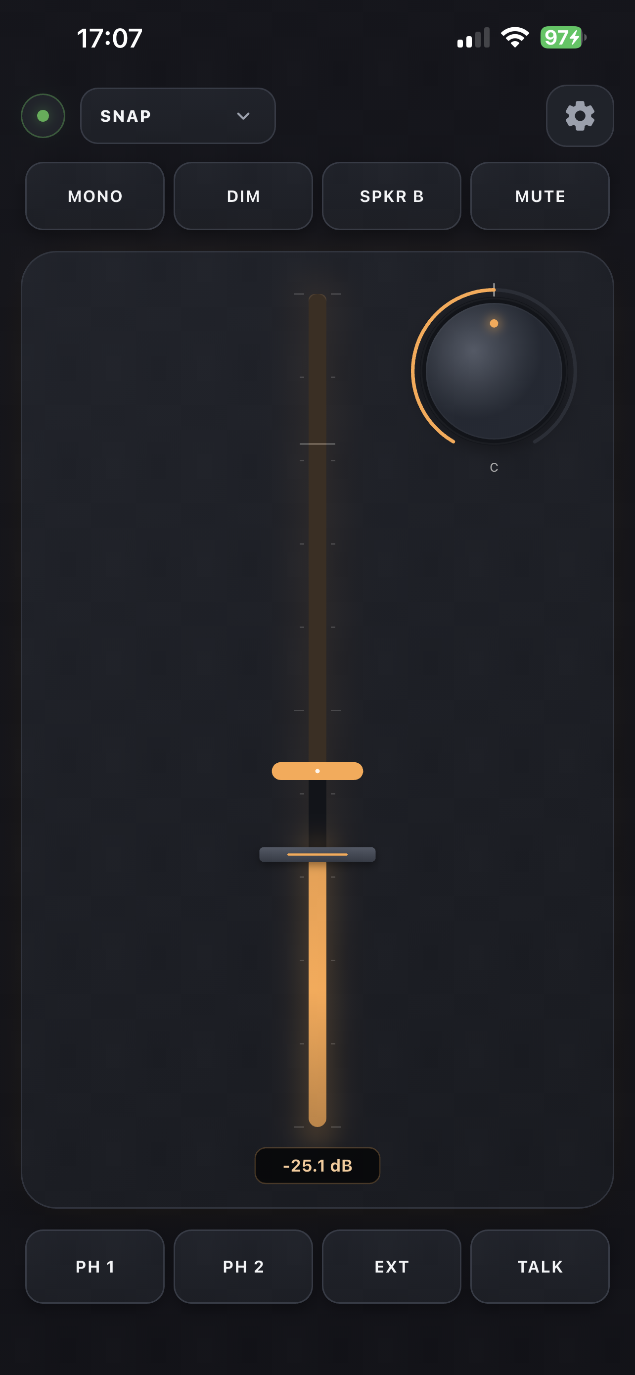 Studio OSC Remote – iOS skjermbilde