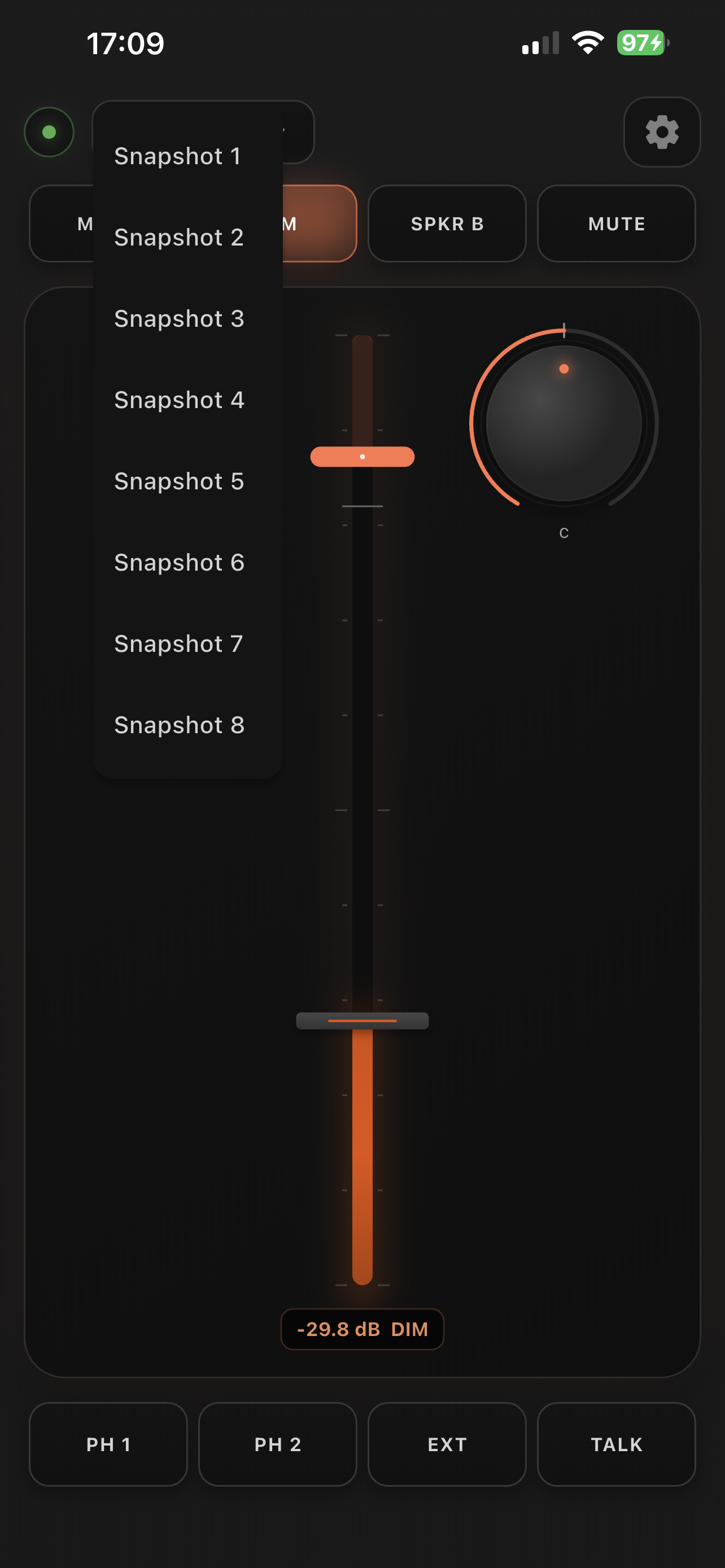 Studio OSC Remote iOS – Skjermbilde 3